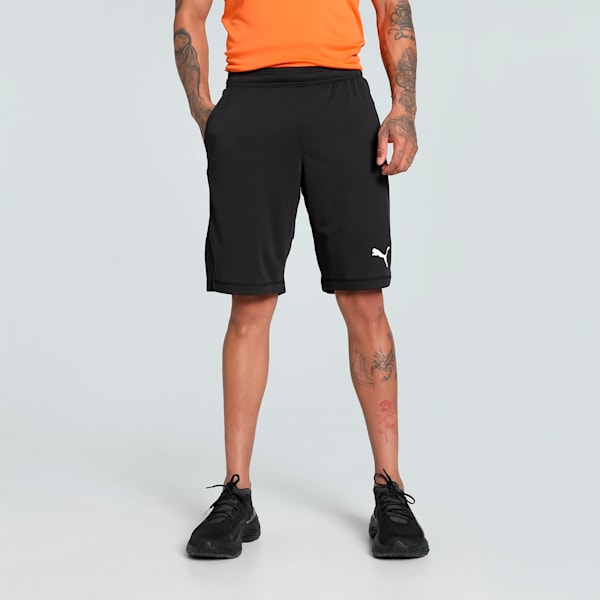 RTG Interlock 10" Men's Regular Fit Shorts, PUMA Black-White (logo), extralarge-IND